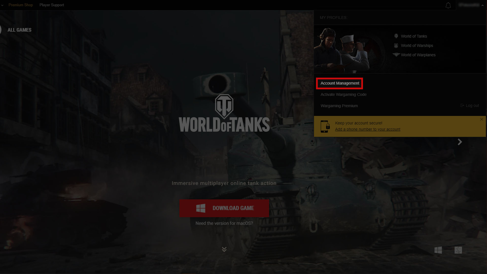How to change your in-game username in WoT