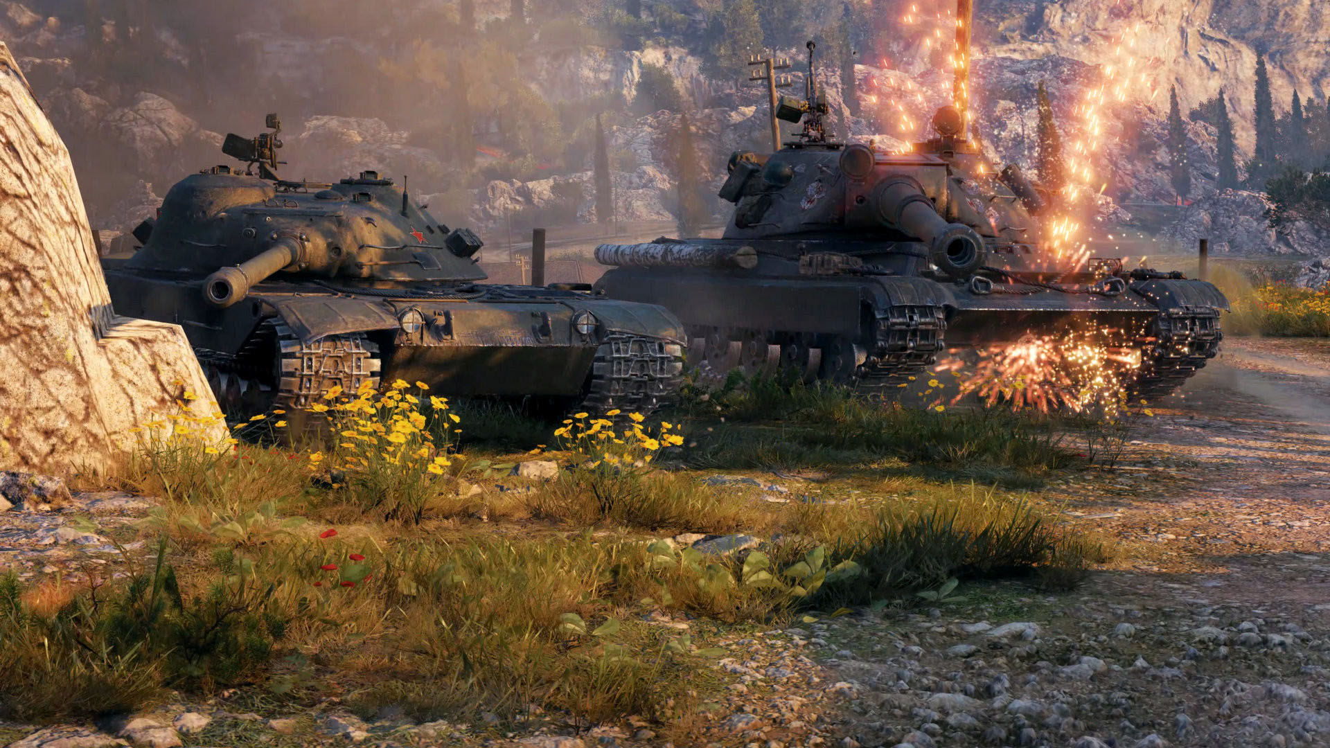 World of Tanks Blitz has fewer tank models and types
